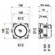 Corp electronic incastrat pentru baterie lavoar Twin TRONIC