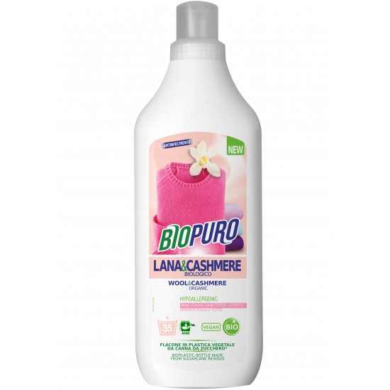 Detergent hipoalergen pentru lana, matase si casmir bio 1 L Biopuro                                 