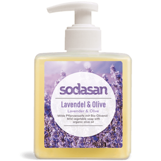 Sapun lichid gel de dus bio lavanda masline 300ml SODASAN