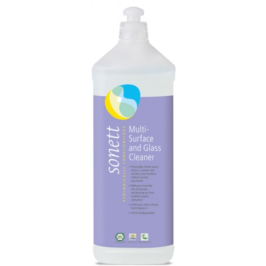 DETERGENT ECOLOGIC PT. STICLA SI ALTE SUPRAFETE 1L Sonett