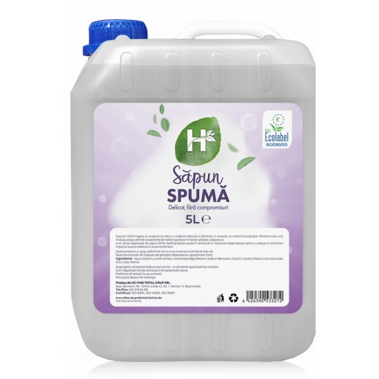 HIGEEA Sapun spuma - ECOLABEL 5L