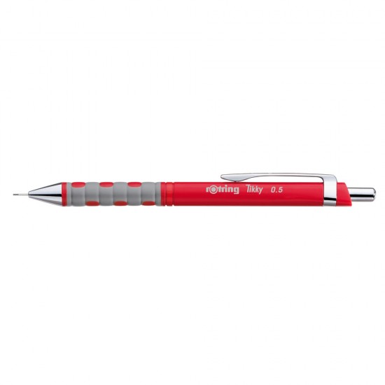 Creion mecanic Rotring Tikky III, mina 0.5 mm, rosu