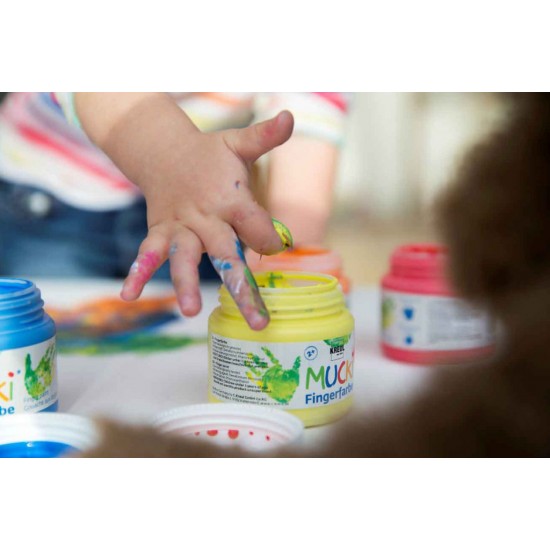 Finger Paint Mucki, set 4 x 150 ml