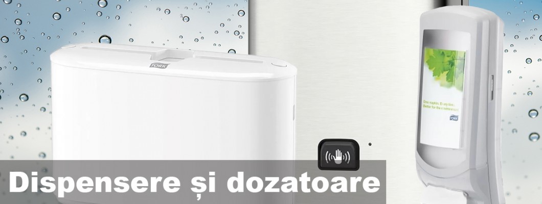 Dotări profesionale pentru toalete - dispensere, uscătoare și alte accesorii igienice